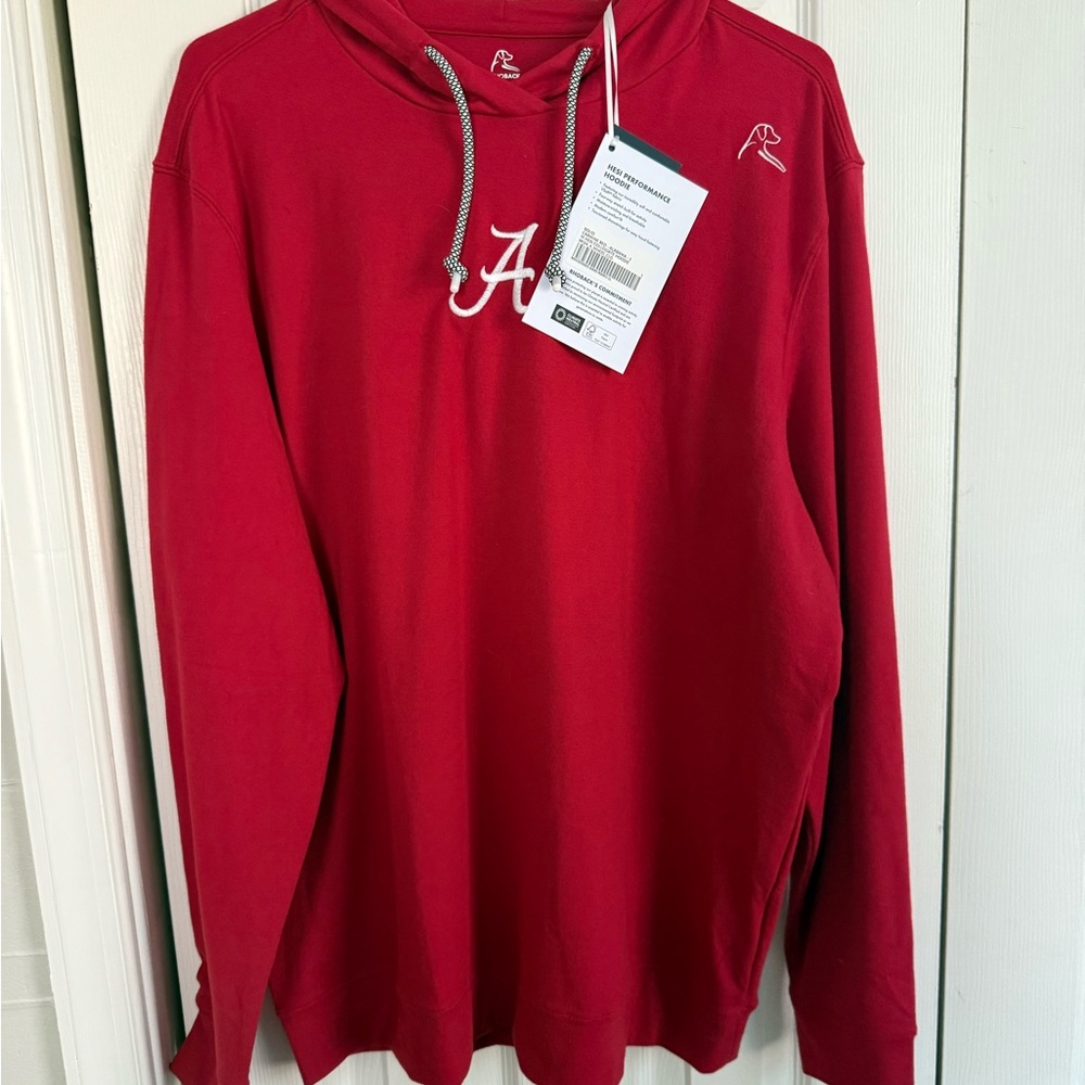 NWT Red Alabama Men's Rhoback Hoodie